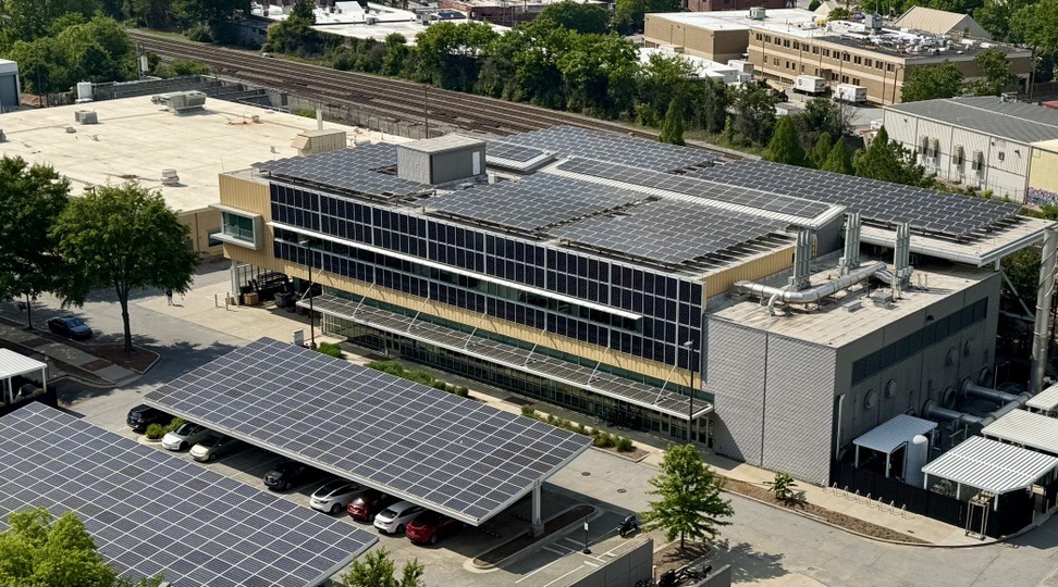 Aeriel view of CNES