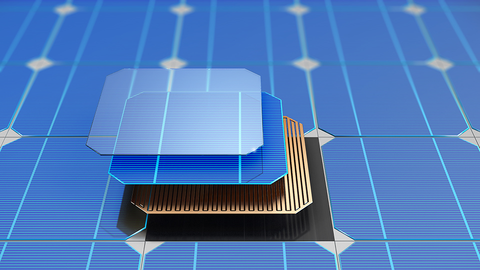 Structure of the solar panel.