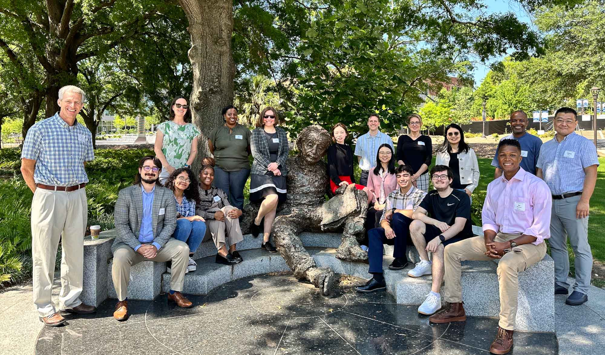 2024 Cohort of the SEI Summer Faculty Fellows with their faculty hosts and the SEI Team