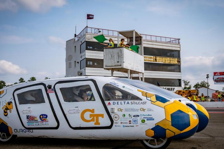 Georgia Tech Solar Racing vehicle