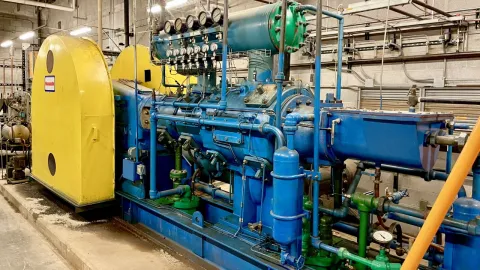 Combustion device at the lab