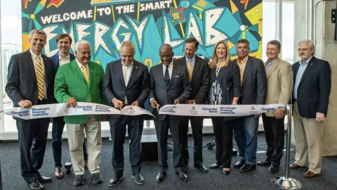 Picture of the labs opening ceremony