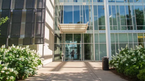 Front of the Marcus Nanotechnology Building