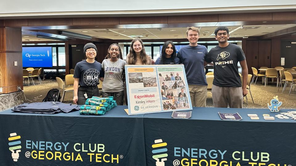 Energy Club Team on the Hackathon Day